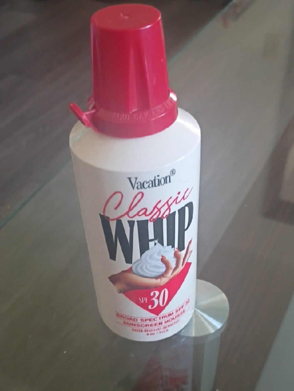 Vacation Classic Whip SPF 30 Sunscreen Mousse - Pink Cap